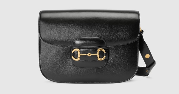 グッチ ホースビット 1955〕ミディアム ショルダーバッグ ・ブラック