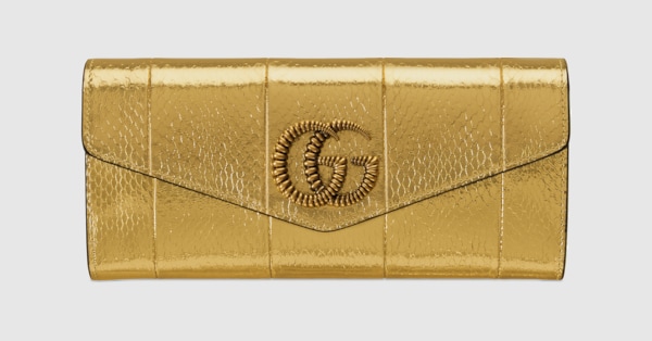 gucci gold clutch