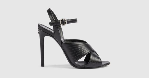 gucci no heel sandals