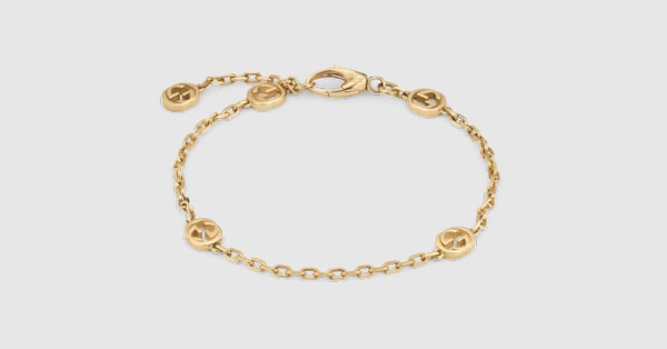 Interlocking G 18k Bracelet In Yellow Gold | GUCCI® US