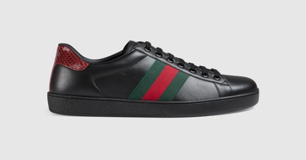 gucci shoes green and red