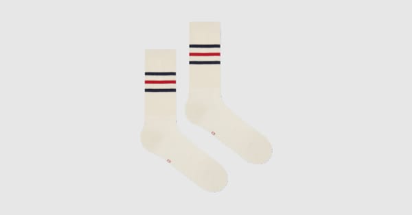 gucci socks tan