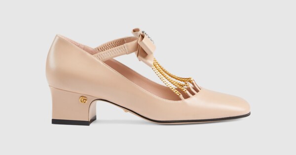 Designer Pumps Women S Leather Gucci Us - Gucci Leather Pump With Pearl Bow Designer Pumps Women S Leather Gucci Us - Gucci Leather Pump With Pearl Bow