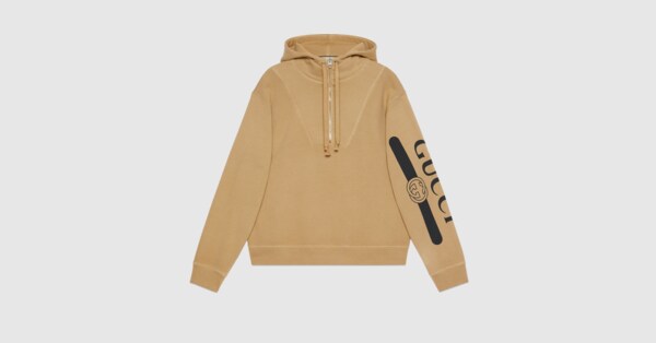 tan gucci hoodie