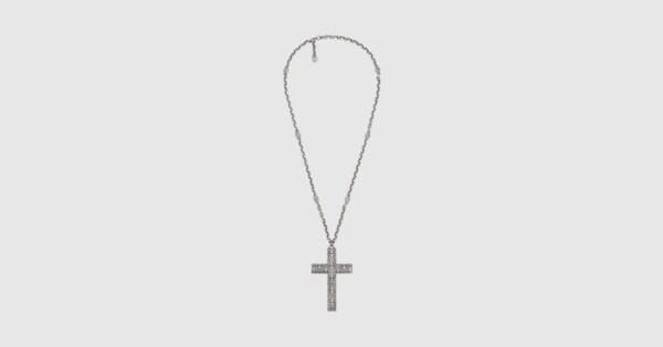 gucci cross choker