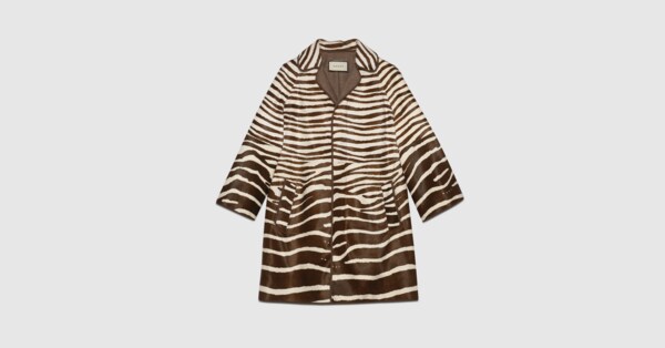 Gucci Zebra print calf hair coat. 8 Gucci Zebra print calf hair coat. 8