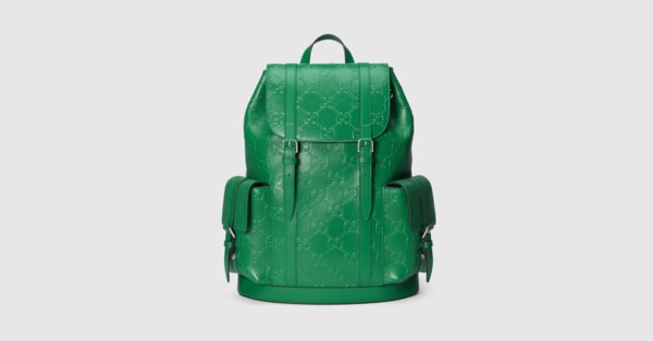 gucci green backpack