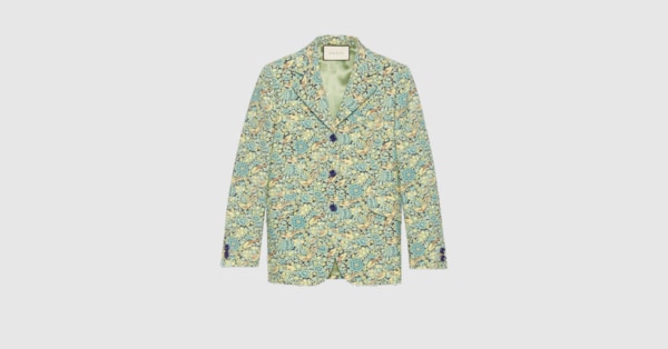 Gucci Liberty floral wool jacket. 8