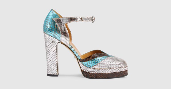 Gucci Python Print Pump Gucci Women's python print pump - 64869518L208181
