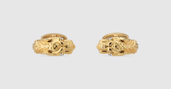 Gucci Tiger head 18k cufflinks. 1 Gucci Tiger head 18k cufflinks. 1