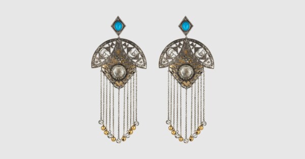 Gucci GG Marmont fringe earrings. 1