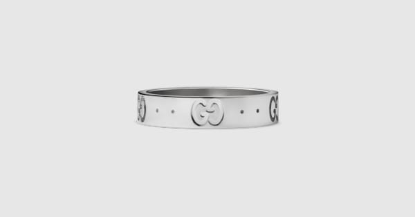 GUCCI★ICONリング★ 18金 ★サイズ9 Icon yellow gold ring with stars in 18k yellow gold | GUCCI® US