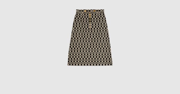 Gucci Optical tweed skirt. 7