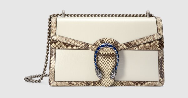 Gucci Dionysus small shoulder bag with python trim. 1