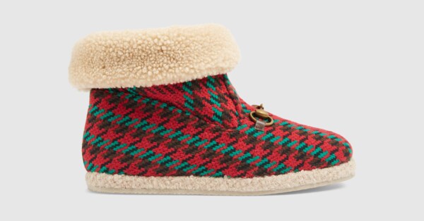 houndstooth ankle boots