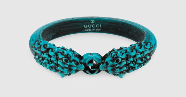 Gucci Tiger head resin bracelet. 1