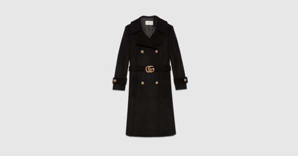 gucci double g coat