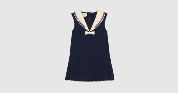 Gucci Children's cotton dress with Web and Interlocking G. 3