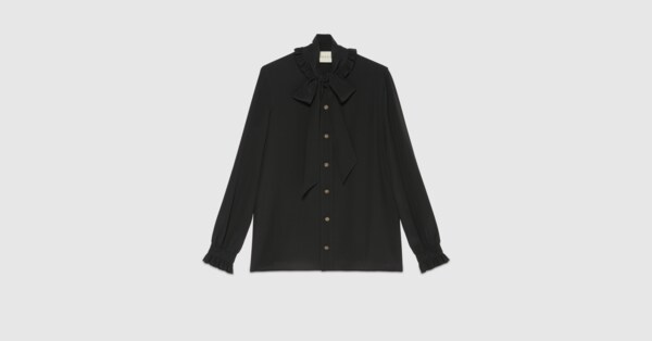 gucci satin shirt