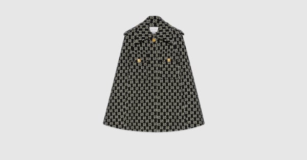 Gucci cheap wool cape