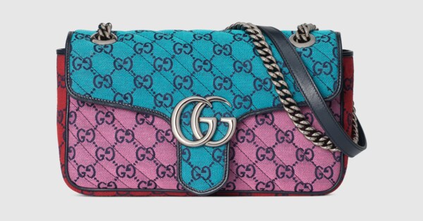 Gucci GG Marmont Multicolor small shoulder bag. 1