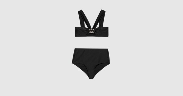 Gucci Jersey bikini with Interlocking G. 4