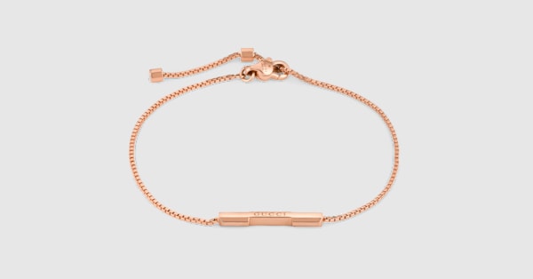Gucci Link to Love〕ブレスレット 18k ゴールド ・18K ピンク