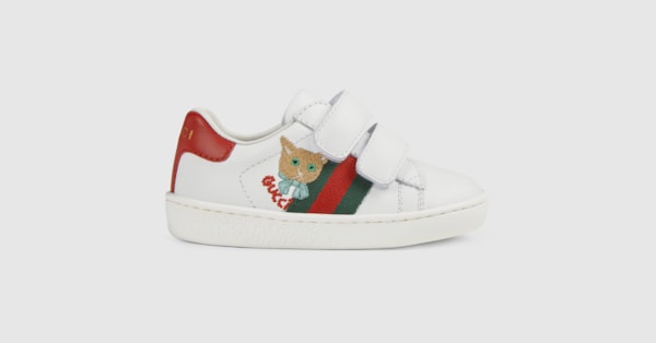 Gucci Toddler Ace sneaker with cat. 6 Gucci Toddler Ace sneaker with cat. 6