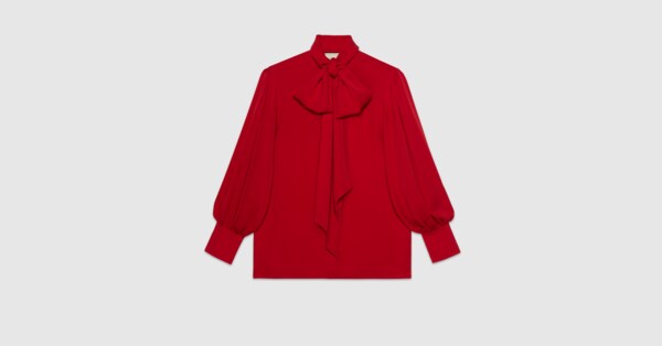 gucci satin shirt