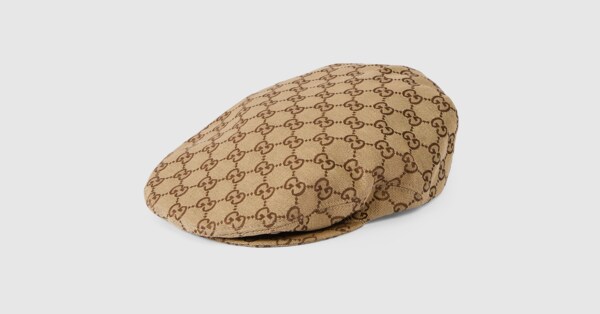 Gucci GG cotton drill flat cap. 5