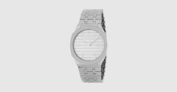 GUCCI 25H watch, 34mm in steel | GUCCI® US