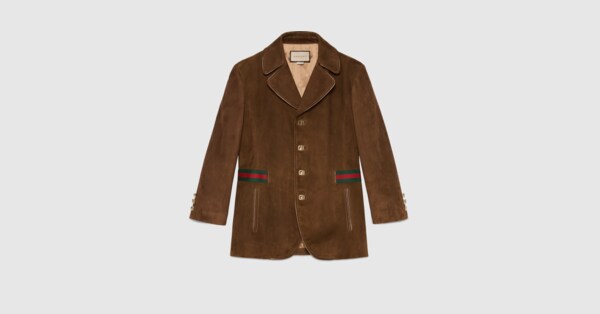gucci suede jacket