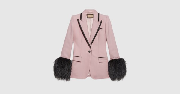 pink gucci blazer