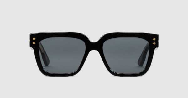 サングラス GUCCI RECTANGULAR FRAME SUNGLASSES IN ACETATE グッチ アイウェアスクエアフレーム アセテート サングラス