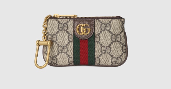 Ophidia key case in GG Supreme GUCCI US