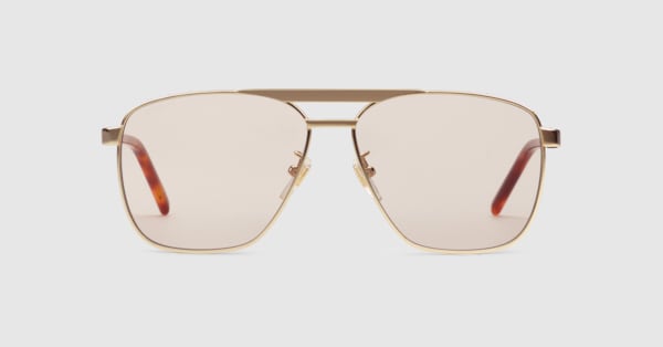 White gucci aviator sunglasses top