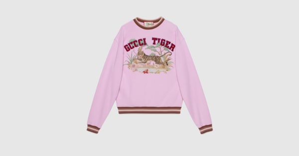 Gucci tiger sweatshirt best sale