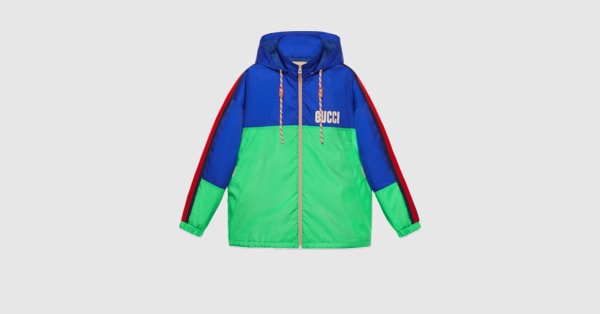 NUOVO GUCCI UOMO Giacca A Vento Jungle EUR 77,00 - PicClick IT