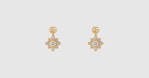 Fine Earrings Gold Diamond Earrings GUCCI AE