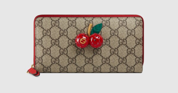 gucci cherry wallet