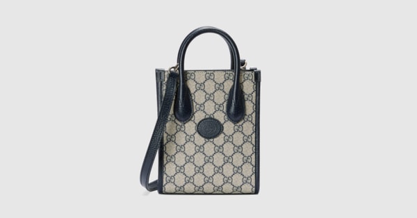 Gucci GG Supreme Monogram Mini Tote Bag