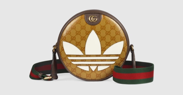 オフィディア〕adidas x Gucci スモール ショルダーバッグベージュ ...