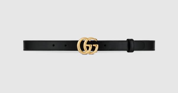 Gucci Interlocking GG Reversible Black/Pink Leather Belt with Gold-Tone  Buckle (38 US / 95 IT) at  Women's Clothing store