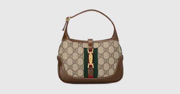 GUCCI-Jackie-GG-Canvas-Leather-Shoulder-Bag-Black-120888 – dct