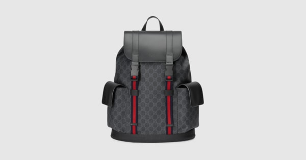 GG Supreme Black Backpack