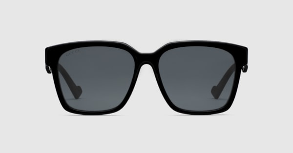 GUCCI スクエア型サングラス グラデーションレンズ 663750_J0740_1012_001_100_0000