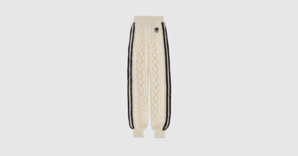 Gucci - Pantalon de jogging en maille mohair adidas x Gucci