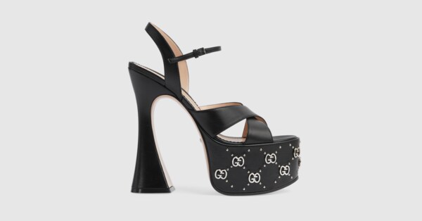 GUCCI グッチ Platform Heel 37/23.5cm GG 19A GUCCI グッチ Platform Heel 37/23.5cm GG 19A