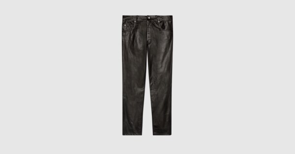 Gucci Shiny leather pant. 8