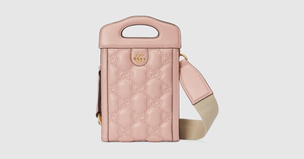 Gucci GG matelassé top handle mini bag